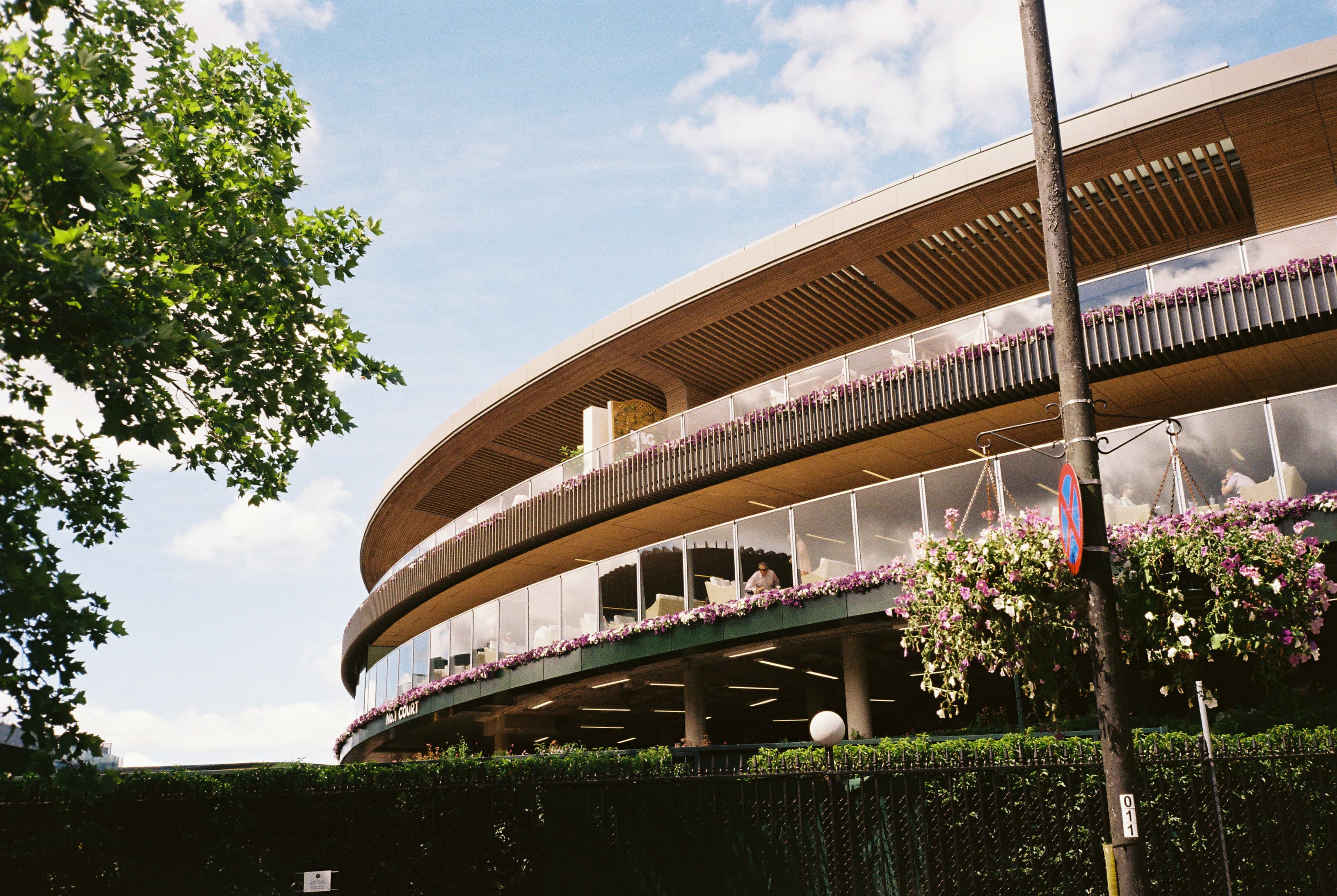 Tennis club grounds and facilities