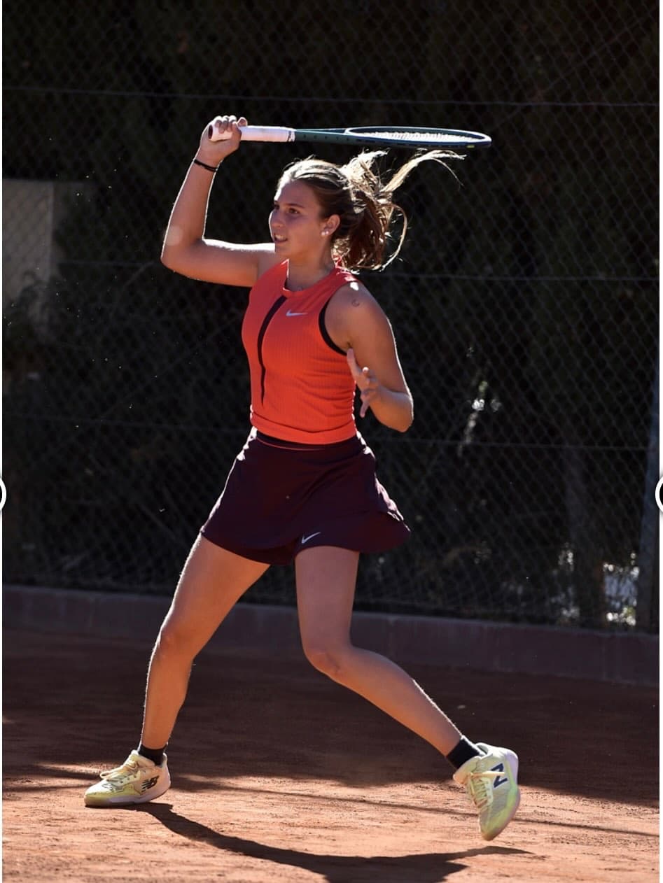 Celia Ansón Sánchez on court